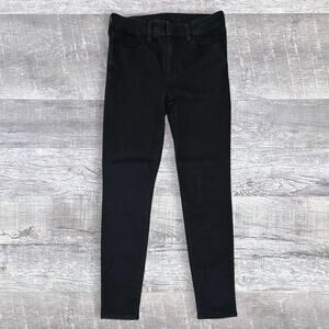 American Eagle Black Skinny Jean Jegging Womens 8 Reg (30X28) Mid Rise Stretch